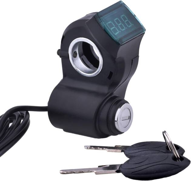 Accelerator with LCD Digital Battery Voltage Display 12V-72V