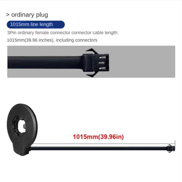 PAS Assist Металлическое кольцо 12M Двойной датчик Холла SM Connector (слева) — изображение 5