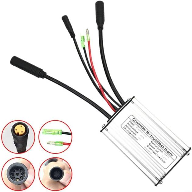 Controller KT Waterproof line,With light line (Sinewave) 25A 36/48V - imagine 2